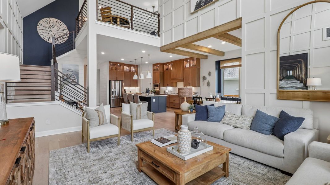 Representative furnished interior of a home built from the Rosewood by DRB Homes in Infinity Square, Kyle (Image 26). Representative furnished interior of a home built from the Rosewood by DRB Homes in Infinity Square, Kyle (Image 26).