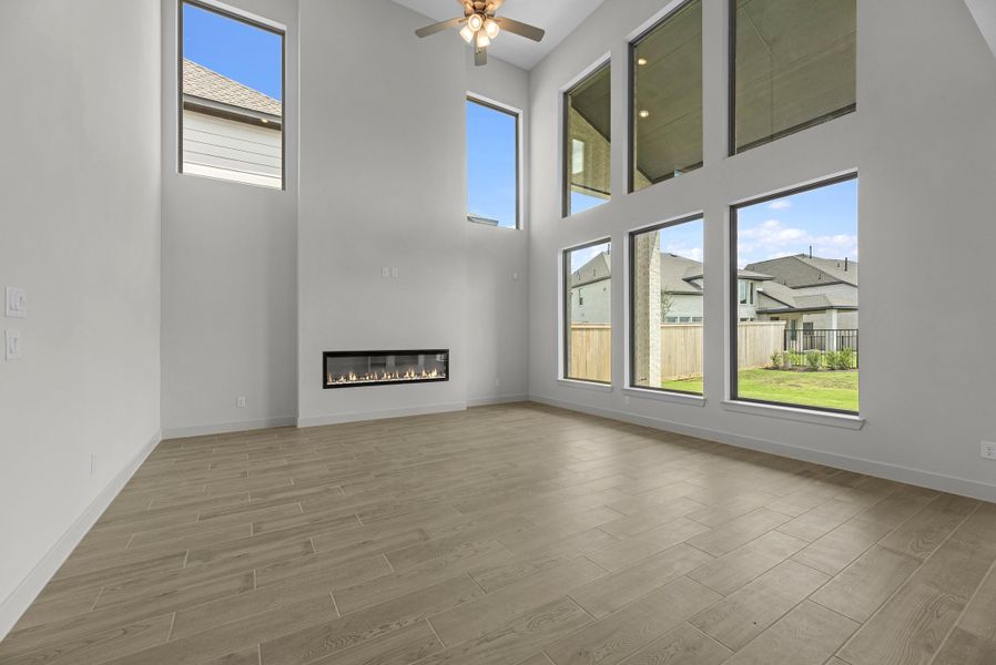 Spacious, unfurnished interior of a new home in Bridgeland, Cypress (Image 13). Spacious, unfurnished interior of a new home in Bridgeland, Cypress (Image 13).