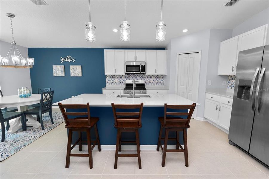 Furnished interior view inside a new home in Hunt Club Groves, Lake Wales (Image 15).