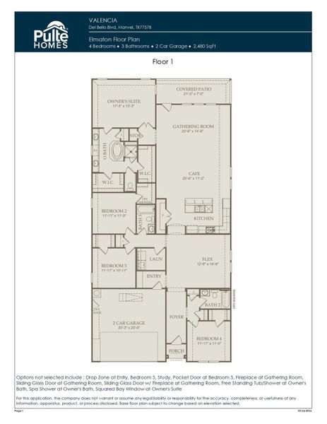2D floor plan layout of this home in Valencia, Manvel, TX (Image 3). 2D floor plan layout of this home in Valencia, Manvel, TX (Image 3).