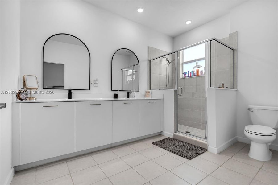 Furnished interior view inside a new home in , Miami (Image 15).