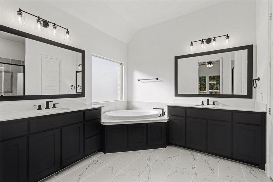 Furnished interior view inside a new home in Sagebrush Addition, Midlothian (Image 13).