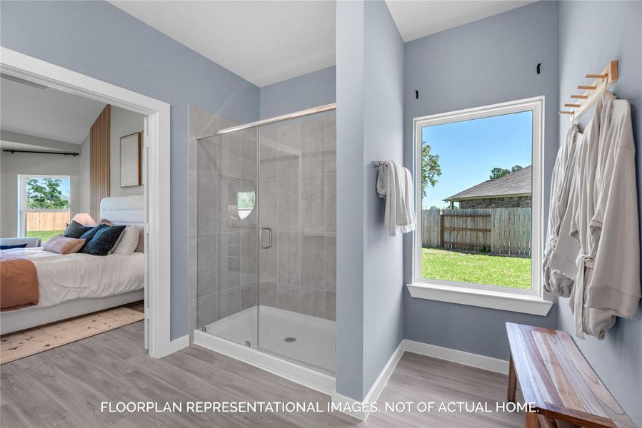 Furnished interior view inside a new home in Moran Ranch, Willis (Image 6). Furnished interior view inside a new home in Moran Ranch, Willis (Image 6).