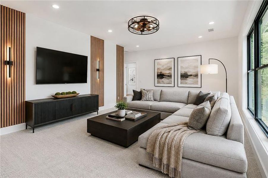Furnished interior view inside a new home in , Acworth (Image 42).