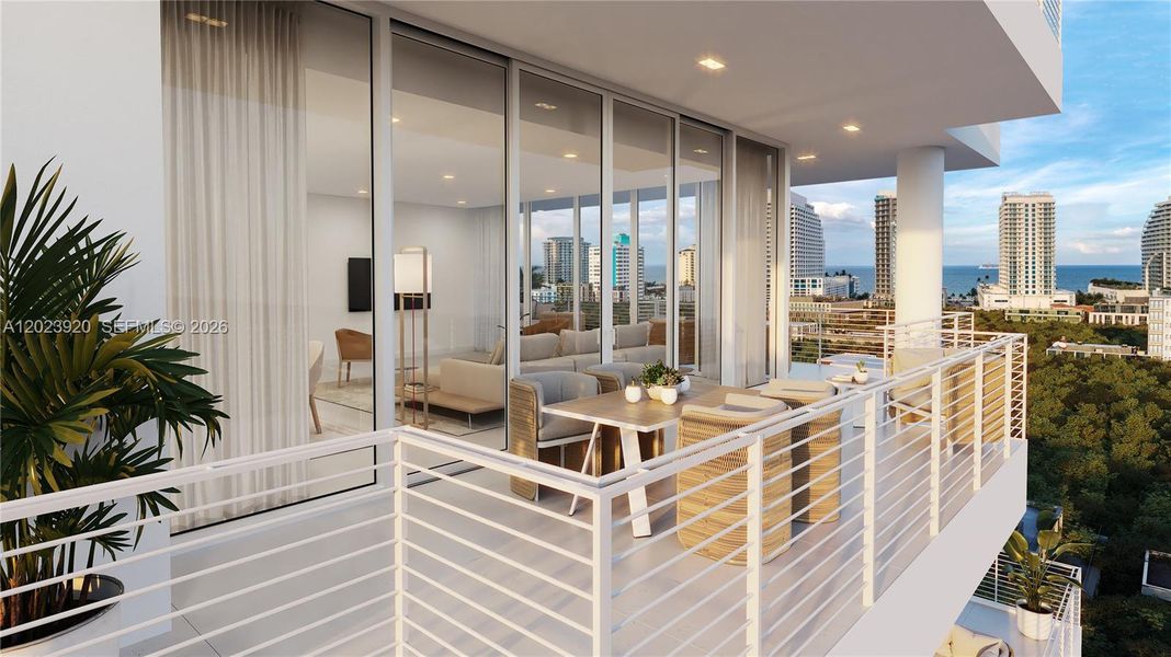 Condo located in Fort Lauderdale, FL showcasing its design and architecture (Image 3). Condo located in Fort Lauderdale, FL showcasing its design and architecture (Image 3).