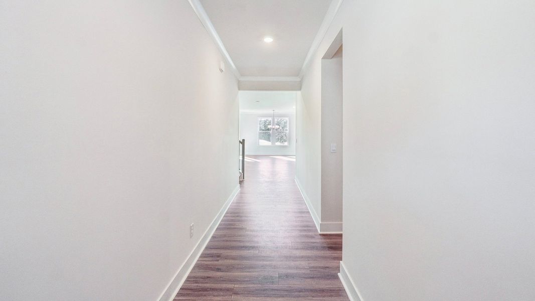Representative unfurnished interior of a home built from the Willow by D.R. Horton in Westport, York (Image 12).