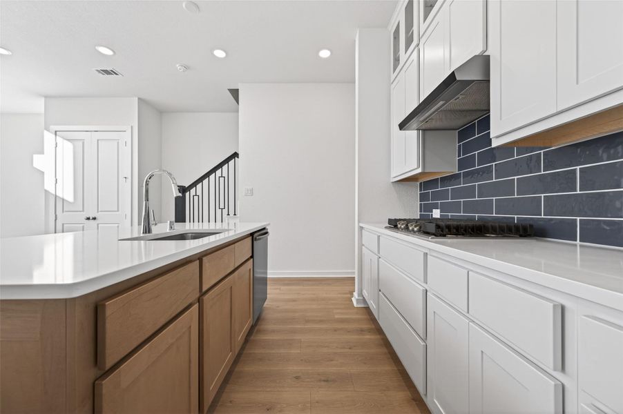 Furnished interior view inside a new home in , Cypress (Image 8).