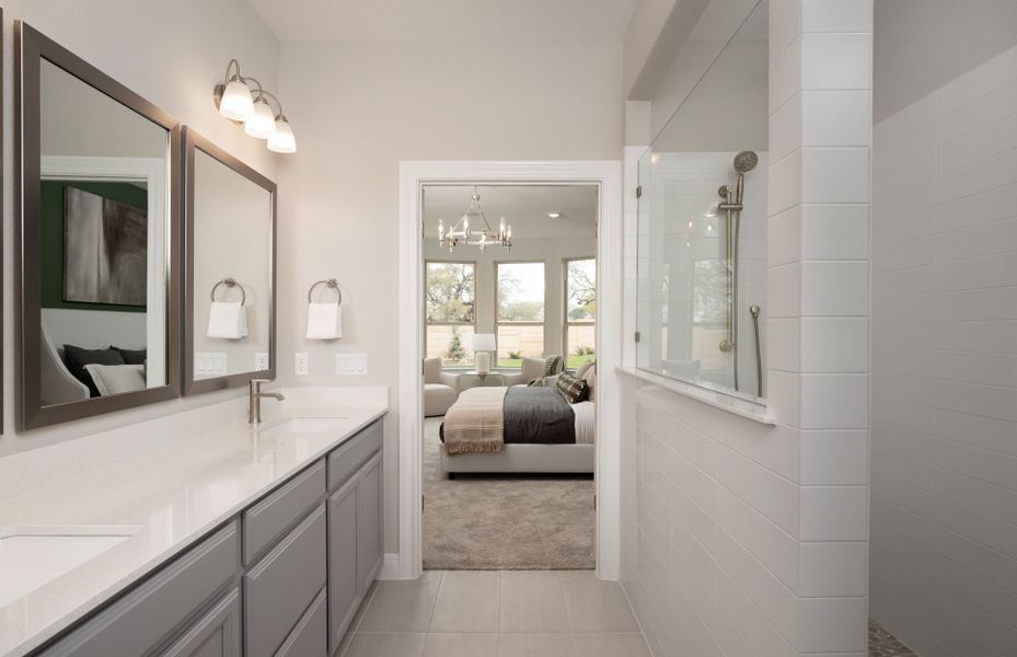 Representative furnished interior of a home built from the Mooreville by Pulte Homes in Crescent Bluff, Georgetown (Image 18).