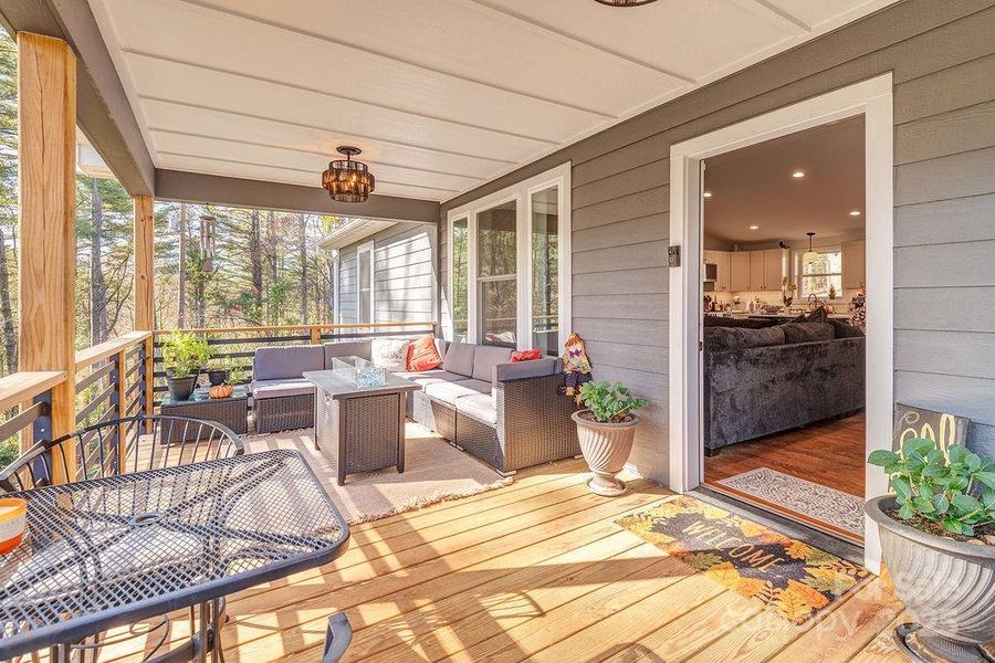 Exterior details and patio area of a home in , Fairview (Image 2).