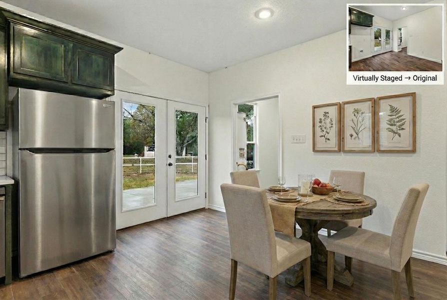 Furnished interior view inside a new home in , Emory (Image 4).