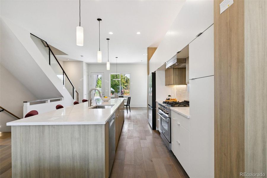 Furnished interior view inside a new home in , Denver (Image 42).