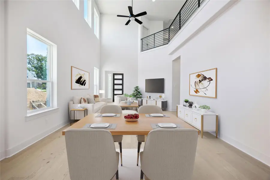 Furnished interior view inside a new home in Chester Ranch Place, Round Rock (Image 3).