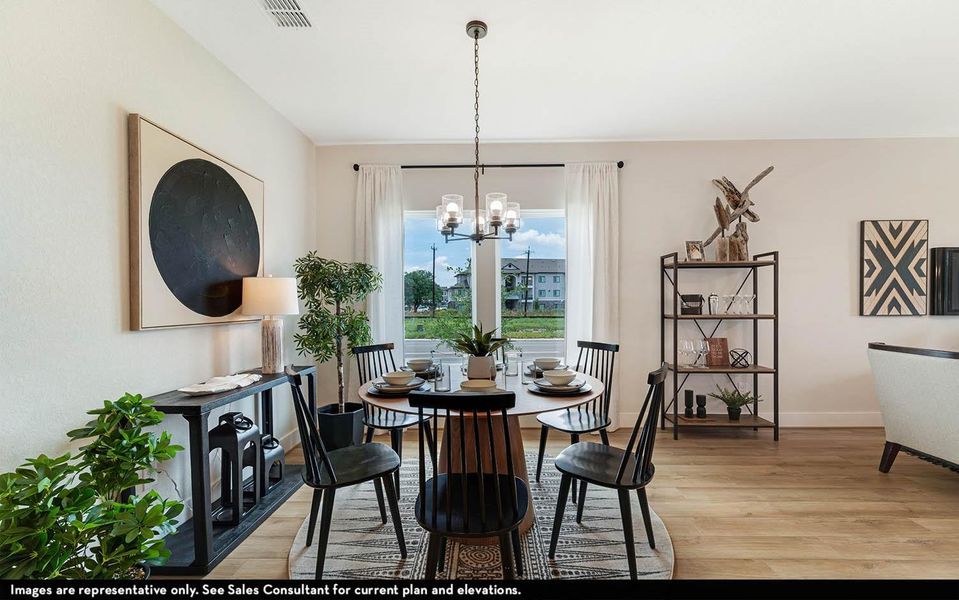 Furnished interior view inside a new home in Pecan Estates, Crosby (Image 5).
