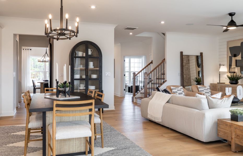 Furnished interior view inside a new home in Forest Creek, Waxhaw (Image 22).