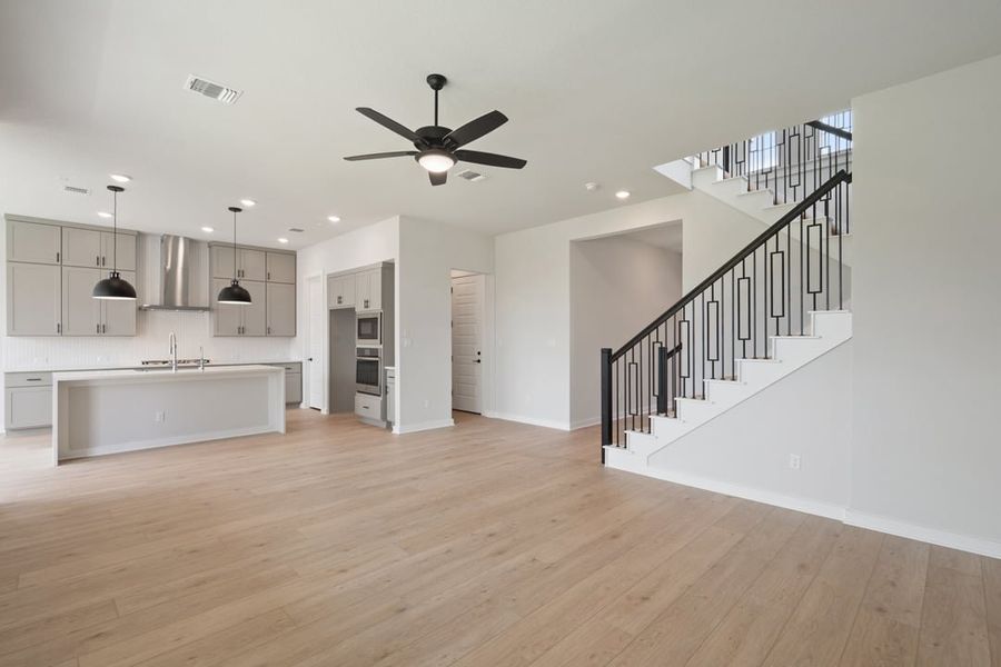 Spacious, unfurnished interior of a new home in Arbor Collection at Lariat, Liberty Hill (Image 20). Spacious, unfurnished interior of a new home in Arbor Collection at Lariat, Liberty Hill (Image 20).