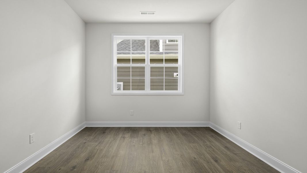 Spacious, unfurnished interior of a new home in The Villas at Kinsley, Jamestown (Image 11).