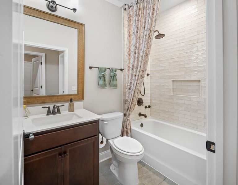 Furnished interior view inside a new home in Sea Island Preserve, Johns Island (Image 17).