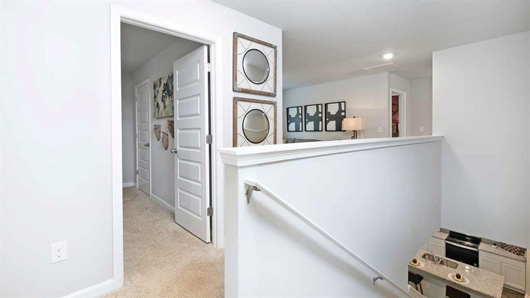 Furnished interior view inside a new home in The Reserve at Calcutta, Stockbridge (Image 8).