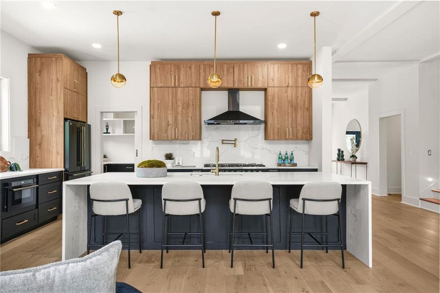 Furnished interior view inside a new home in , Atlanta (Image 10).