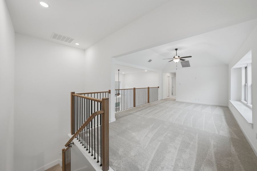 Spacious, unfurnished interior of a new home in Light Farms Brenham - 40' Lots, Celina (Image 27). Spacious, unfurnished interior of a new home in Light Farms Brenham - 40' Lots, Celina (Image 27).