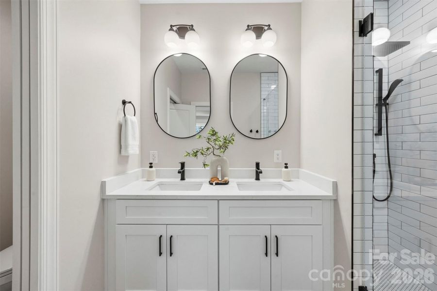 Furnished interior view inside a new home in , Charlotte (Image 8). Furnished interior view inside a new home in , Charlotte (Image 8).