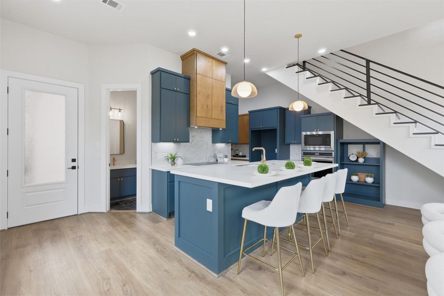Furnished interior view inside a new home in , Houston (Image 16).