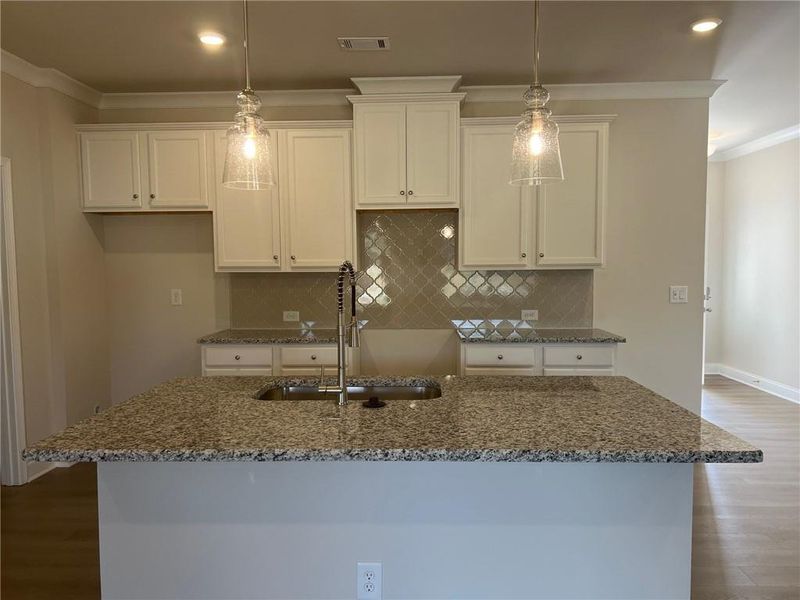 Furnished interior view inside a new home in Crofton Place Enclave, Snellville (Image 4). Furnished interior view inside a new home in Crofton Place Enclave, Snellville (Image 4).