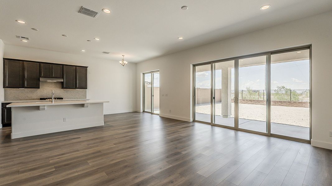 Furnished interior view inside a new home in Hacienda at Estrella, Goodyear (Image 15).