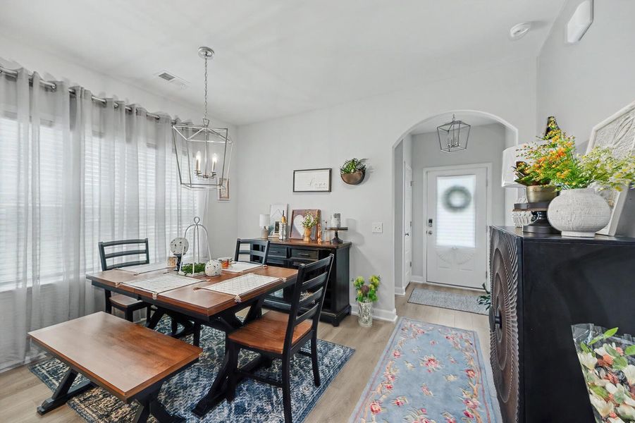 Furnished interior view inside a new home in Six Oaks, Summerville (Image 13).