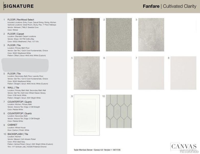 Design Selections. Home is currently under construction, selections subject to change. Design Selections. Home is currently under construction, selections subject to change.