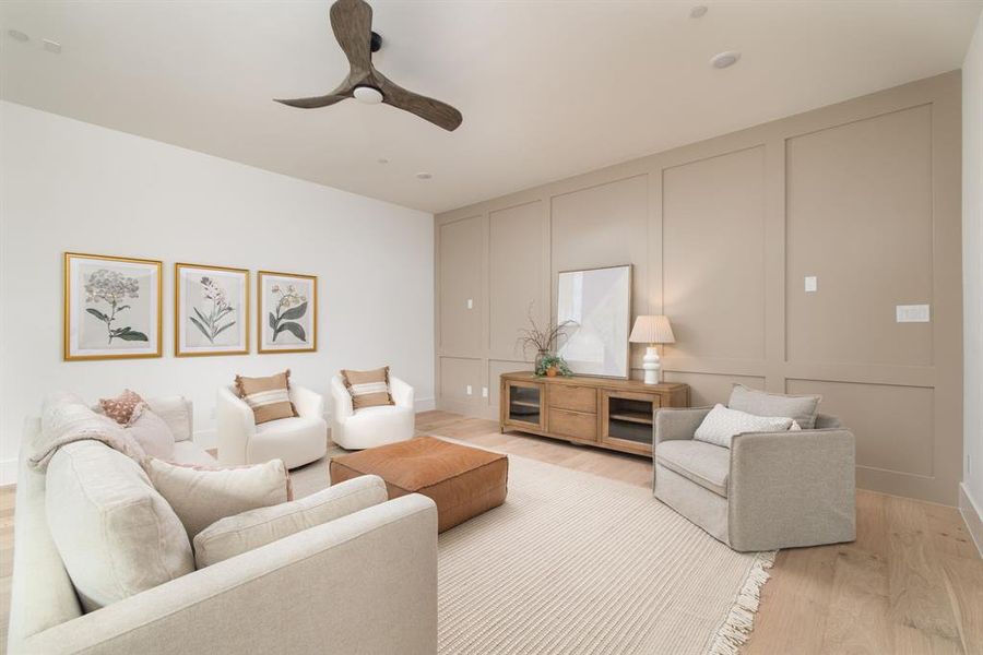 Furnished interior view inside a new home in Dove Station, Grapevine (Image 5).