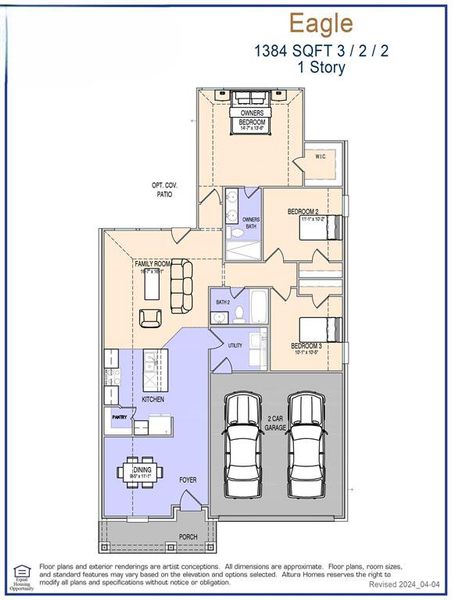 Eagle Floorplan - Representative (DEF) Eagle Floorplan - Representative (DEF)