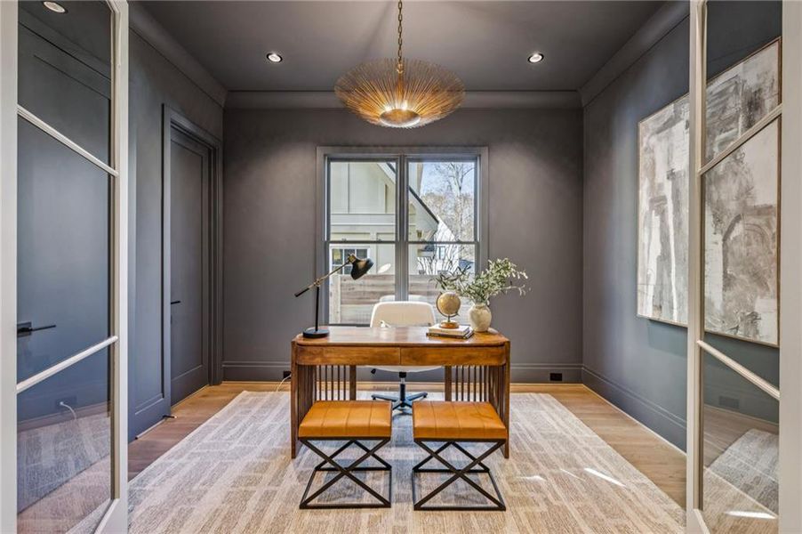 Furnished interior view inside a new home in , Atlanta (Image 15). Furnished interior view inside a new home in , Atlanta (Image 15).