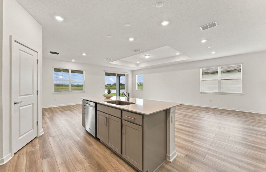 Furnished interior view inside a new home in Oakfield Trails, Parrish (Image 10).