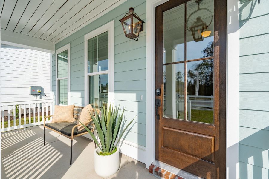 Furnished interior view inside a new home in Tidewater at Lakes of Cane Bay, Summerville (Image 16).