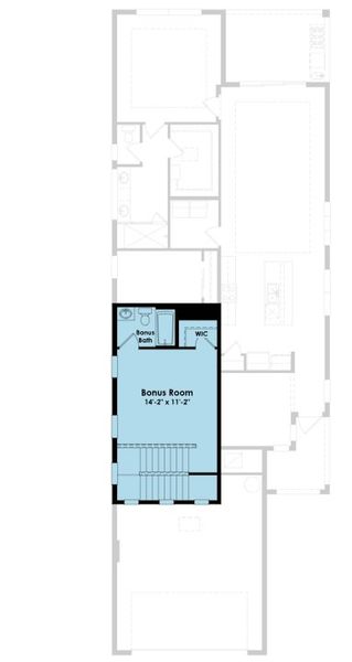 2D floor plan layout of this home in Rivella, Port St. Lucie, FL (Image 3).