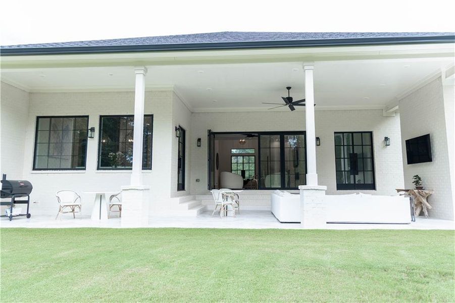 Furnished interior view inside a new home in , Stockbridge (Image 54).