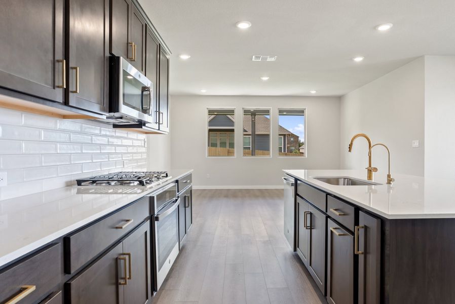 Representative furnished interior of a home built from the Texoma by Ashton Woods in The Colony 50s, Bastrop (Image 8).