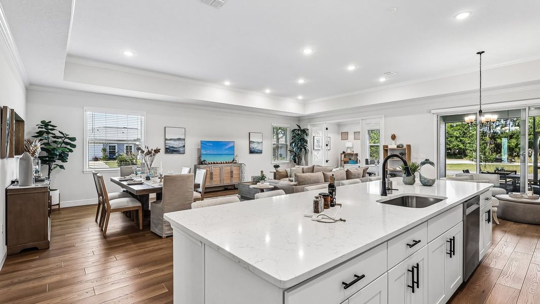 Representative furnished interior of a home built from the Venice by Maronda Homes in Malabar Springs, Palm Bay (Image 15).