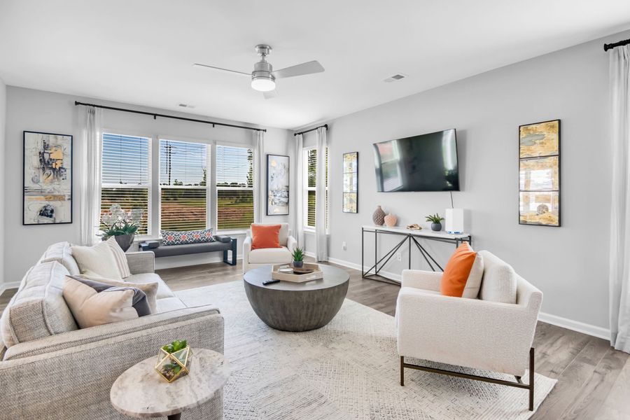 Representative furnished interior of a home built from the The Granger by Stanley Martin Homes in Bridgeport Single Family Homes, Greenville (Image 7).