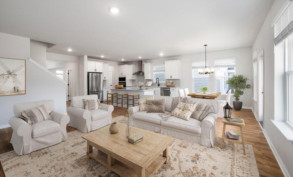 Furnished interior view inside a new home in The Groves of Berkeley, Moncks Corner (Image 9).
