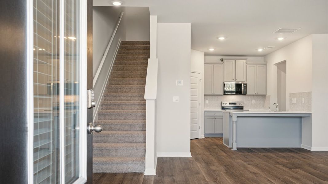 Furnished interior view inside a new home in Brookland Commons, Monroe (Image 3).