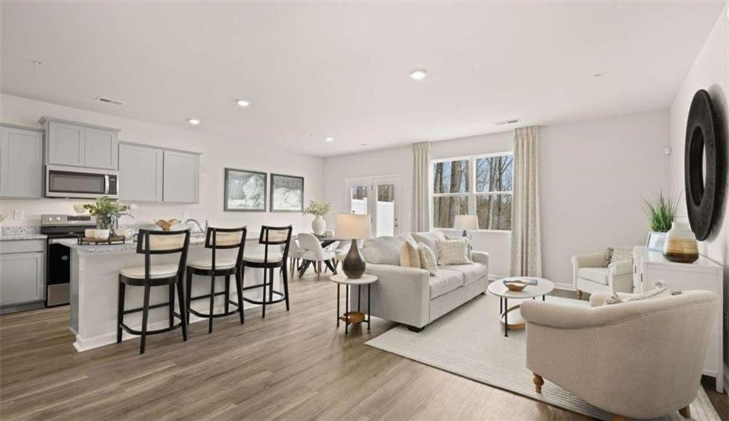 Furnished interior view inside a new home in Echo Glen, Stockbridge (Image 28). Furnished interior view inside a new home in Echo Glen, Stockbridge (Image 28).