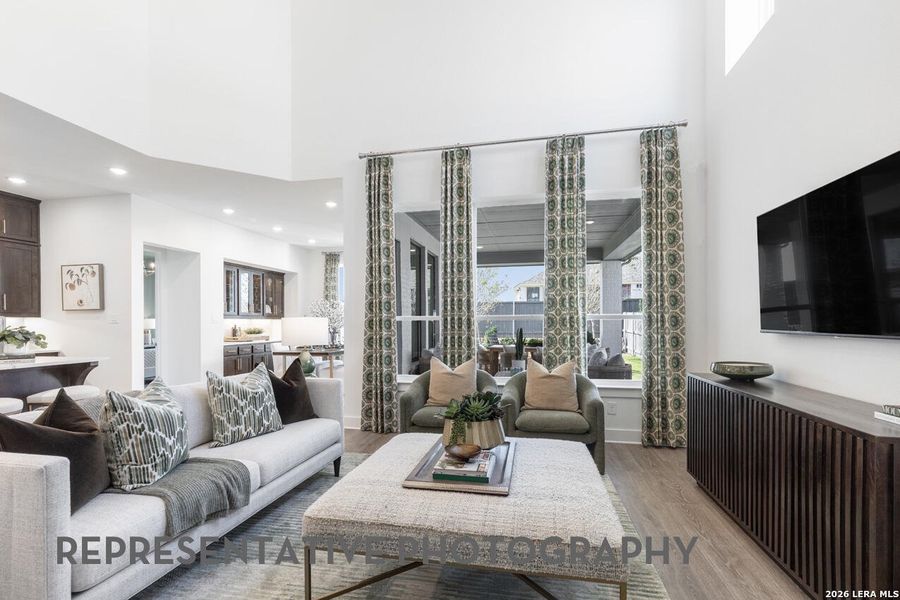 Furnished interior view inside a new home in Venado Crossing, Cibolo (Image 27).