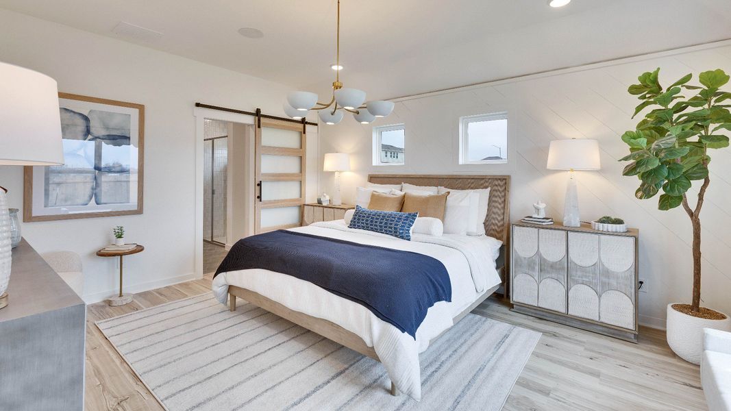 Representative furnished interior of a home built from the Meyerson by DRB Homes in Hunters Glen, Jarrell (Image 19).