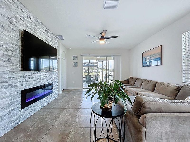 Furnished interior view inside a new home in Mirada, San Antonio (Image 6).
