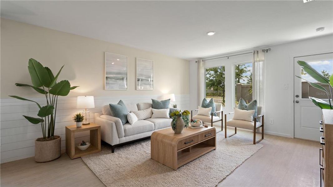 Furnished interior view inside a new home in , Groveland (Image 4).