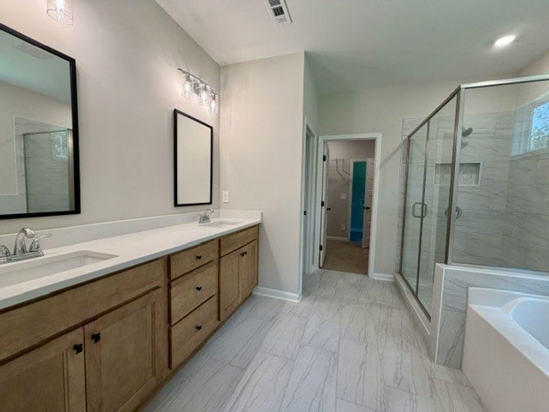 Furnished interior view inside a new home in Rocky Mount, Greenville (Image 7). Furnished interior view inside a new home in Rocky Mount, Greenville (Image 7).
