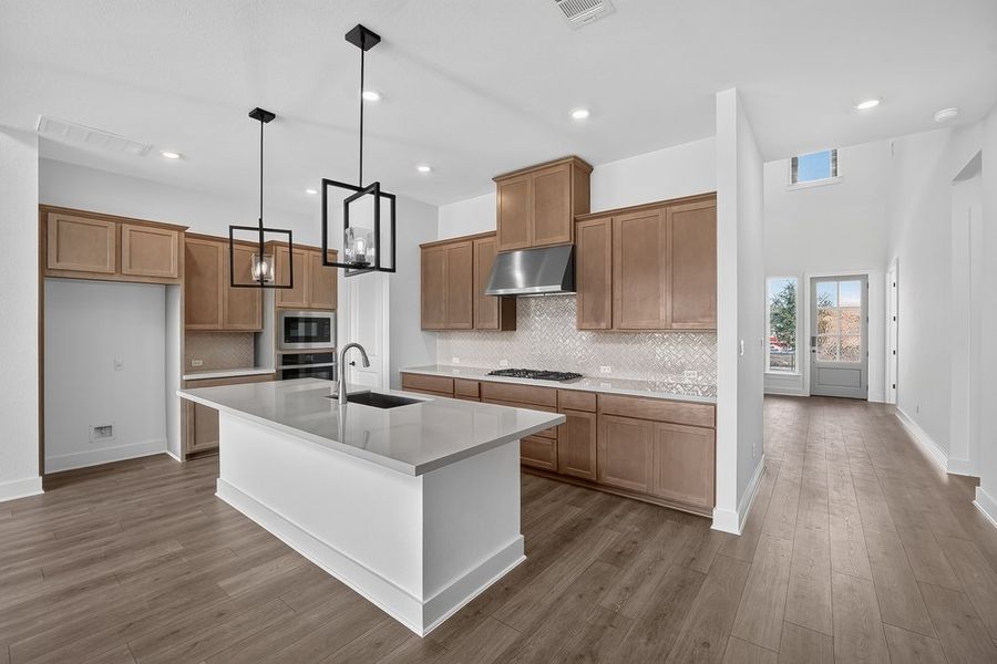 Furnished interior view inside a new home in Santa Rita Ranch, Liberty Hill (Image 5).