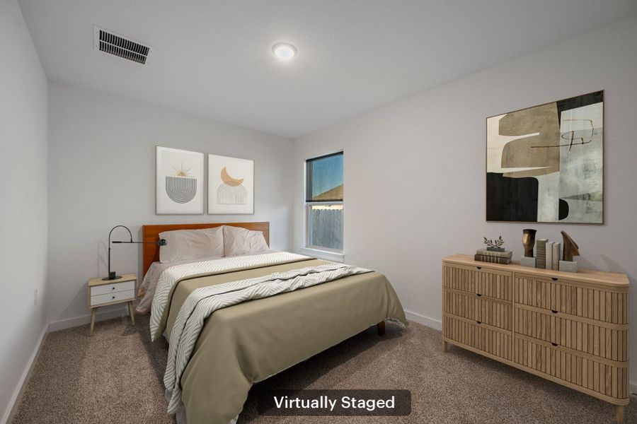 Furnished interior view inside a new home in Sun Chase, Del Valle (Image 5). Furnished interior view inside a new home in Sun Chase, Del Valle (Image 5).